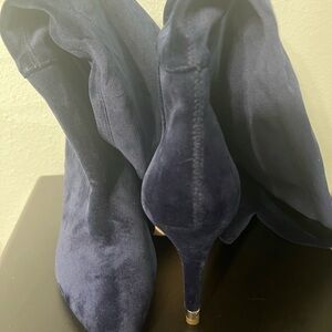 Call It Spring Dark Blue Heeled Boots
